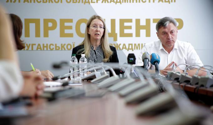 Уляна Супрун відзначила позитивні зрушення у перебігу медичної реформи на Луганщині