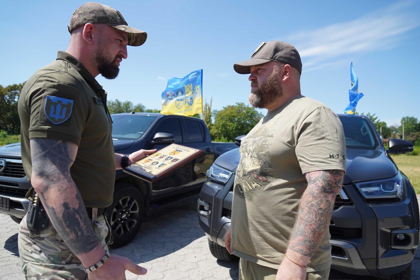 Олексій Харченко: 113-й бригаді тероборони на східний фронт передали три пікапи, на черзі – ще один