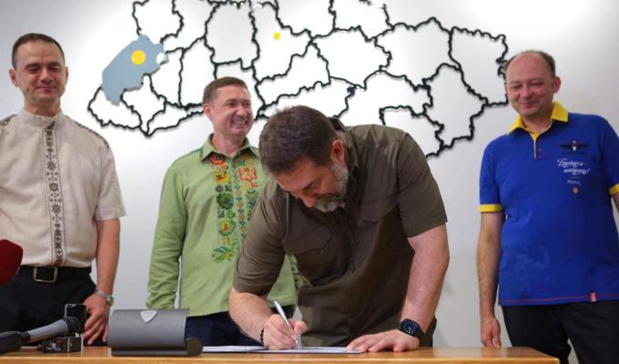 Сергій Гайдай узяв участь у спецпогашенні марки «Вільні. Незламні. Непереможні.»