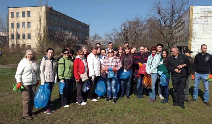Колектив Департаменту приєднався до Всеукраїнської акції «За чисте довкілля»