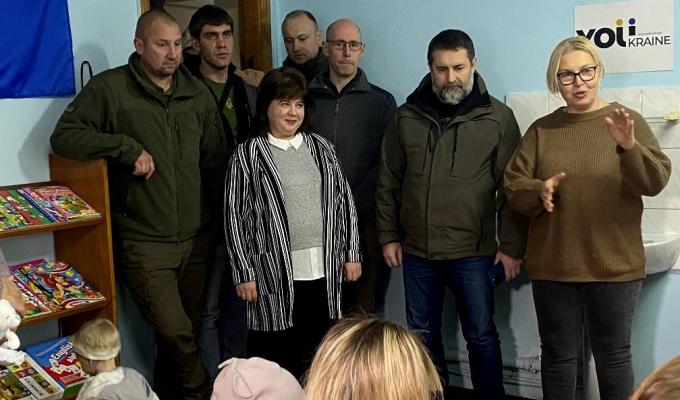 У Києві відкрили гуманітарний хаб-шелтер для мешканців Луганщини