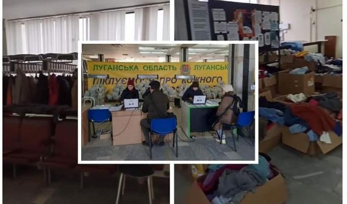 У гумхабі Сєвєродонецької громади у Дніпрі наші переселенці можуть отримати одяг для дітей та дорослих