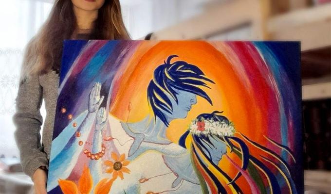 Чотири картини учениць Кремінської художньої школи будуть представлені на міжнародній виставці у Лондоні