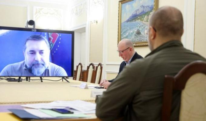 Сергій Гайдай взяв участь у нараді з Прем’єр-міністром щодо швидкого відновлення Луганщини