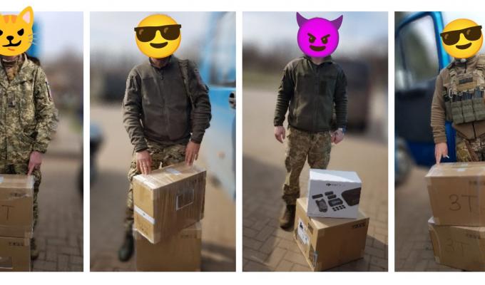 Лисичанською громадою підрозділам Сил оборони України передані безпілотники різних модифікацій