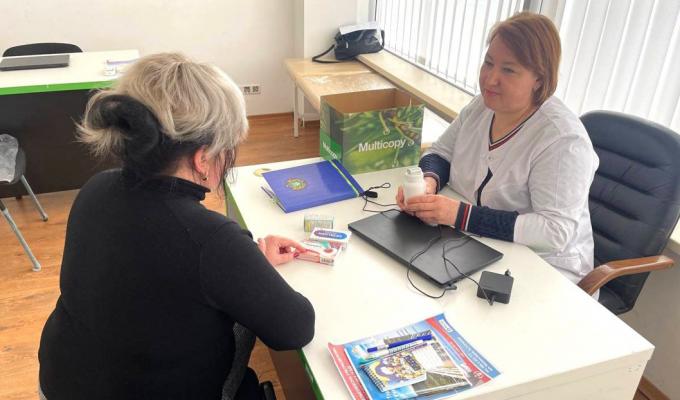 Виїзна бригада Рубіжанської лікарні приймає в гумштабі у Вінниці