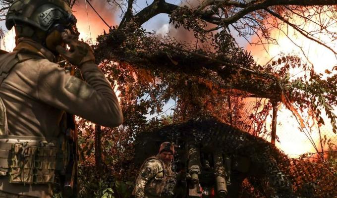 Завдано вогневе ураження по скупченню російських військових у Серебрянському лісі 