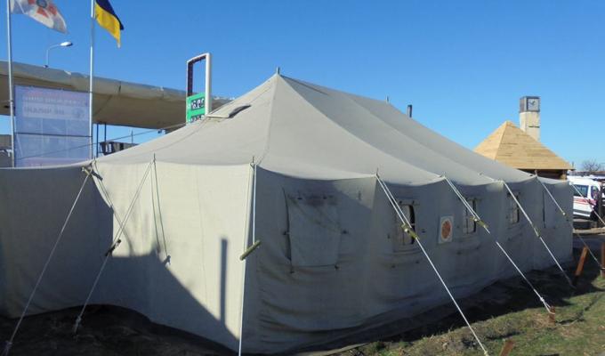 Нагадуємо: на КПВВ «Станиця Луганська» працює літній намет
