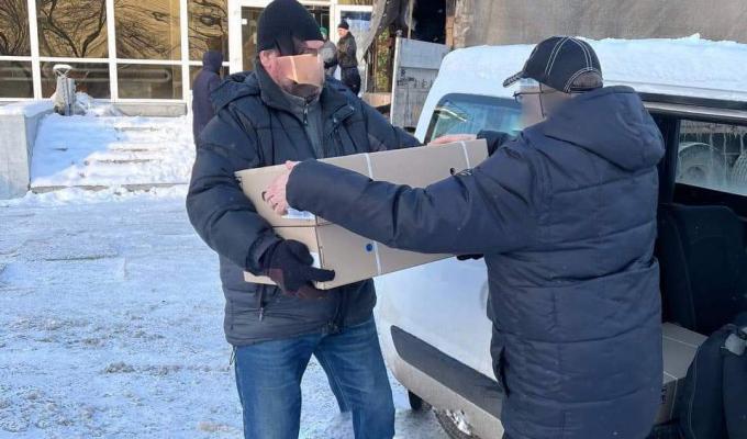 Гуманітарну допомогу землякам привезла Луганська асоціація організацій осіб з інвалідністю