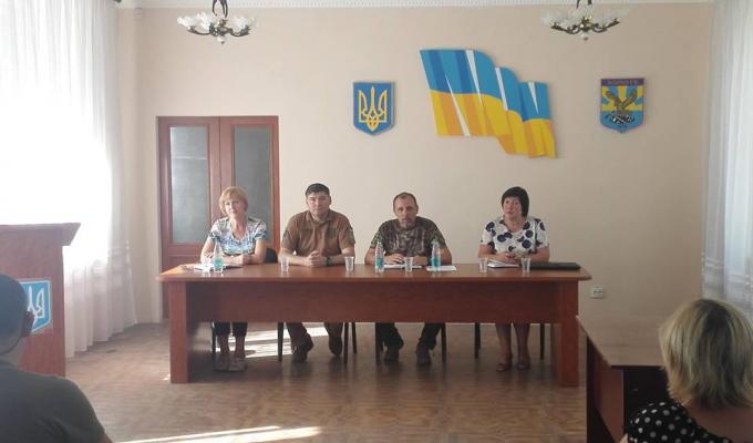 Робоча нарада з представниками РДА та ОДА у місті Золоте