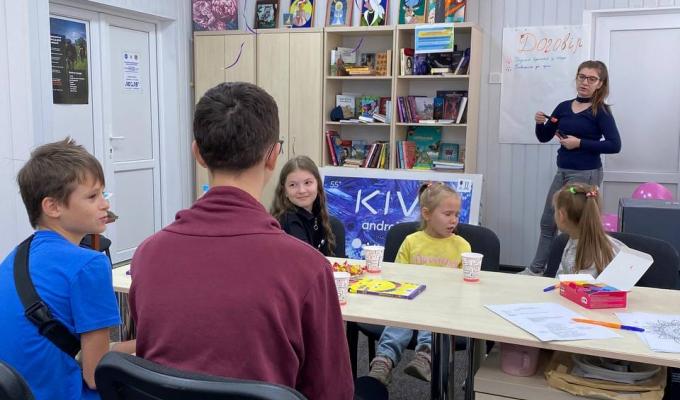 У Франківському хабі запрацював навчальний простір для освітніх та психосоціальних занять