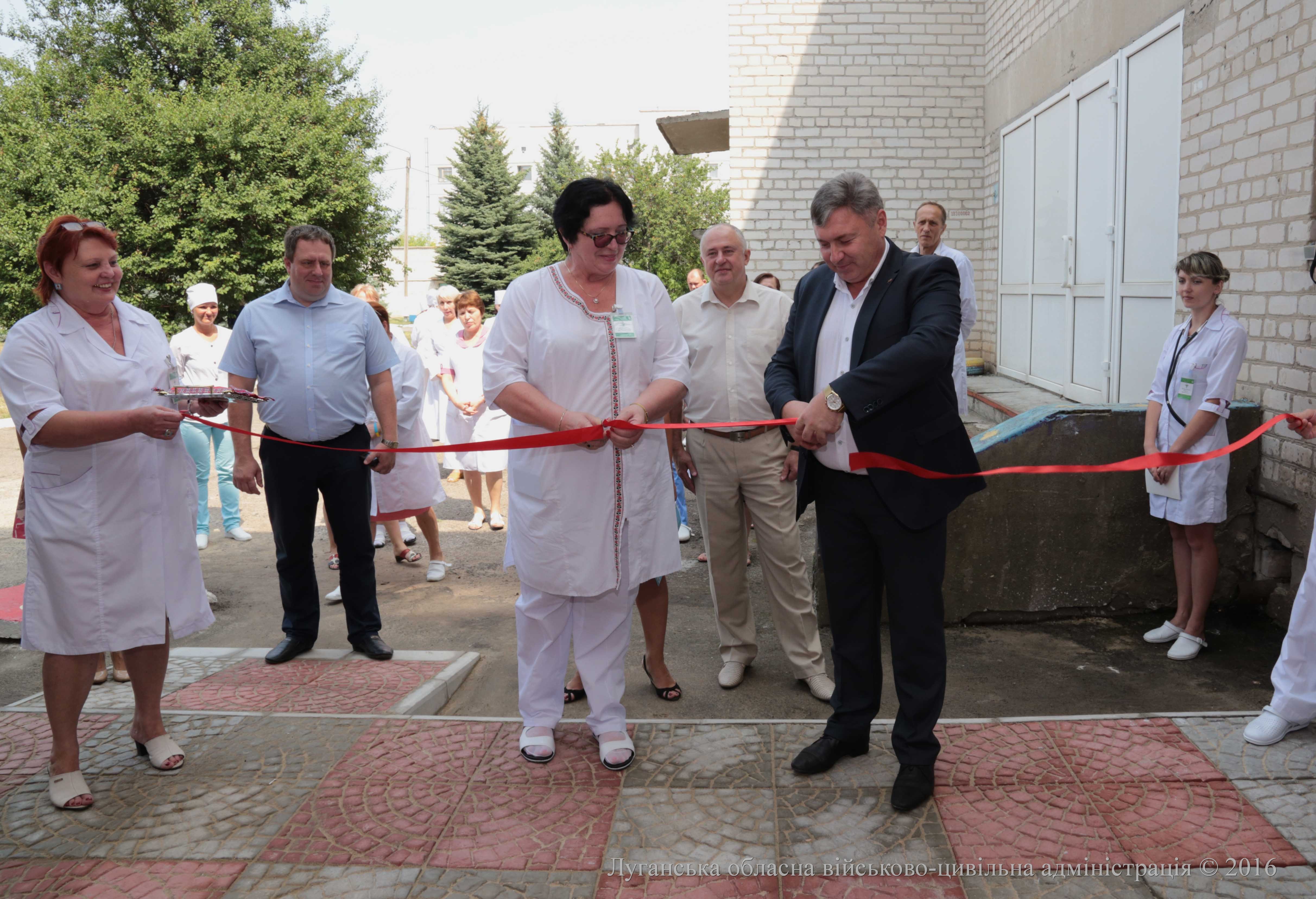 У Лисичанську Юрій Гарбуз відкрив відділення реанімації та інтенсивної терапії новонароджених Луганської обласної дитячої клінічної лікарні