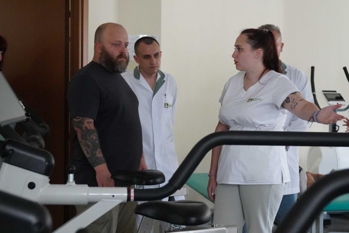 Олексій Харченко перевірив відповідність Центру медичної реабілітації КНП «Лисичанська багатопрофільна лікарня» стандартам доступності Олексій Харченко перевірив відповідність Центру медичної реабілітації КНП «Лисичанська багатопрофільна лікарня» стандартам доступності