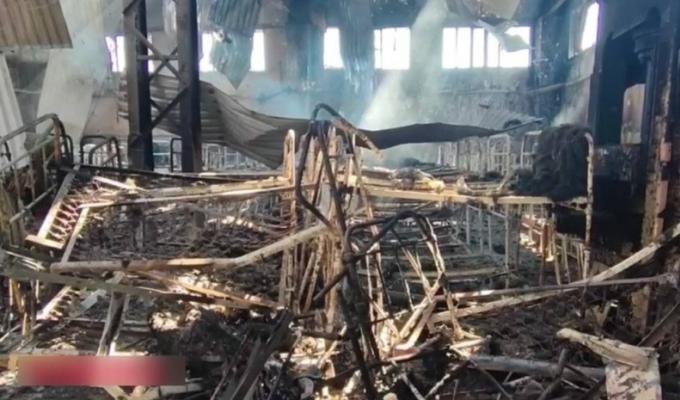 Збройні сили рф здійснили прицільний навмисний артилерійський обстріл виправної установи в населеному пункті Оленівка, де утримувалися зокрема і українські полонені.