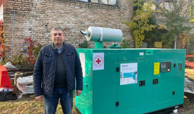 Артем Лисогор: готуємося до енергонезалежності та деокупації – від Червоного Хреста отримали 23 генератори та мастила