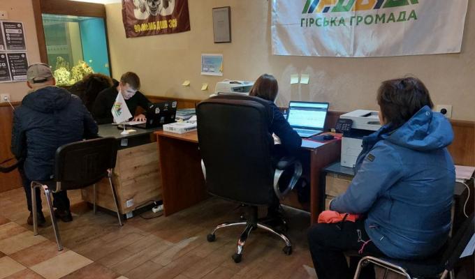 По допомогу до хабів Гірської громади упродовж тижня звернулися майже 1,4 тисячі ВПО