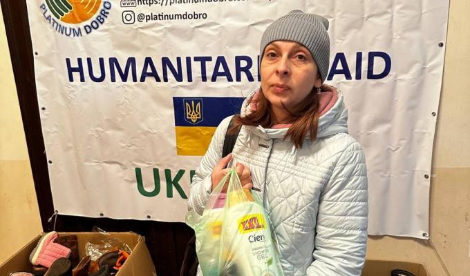 Переселенцям з Луганщини в Одесі видавали набори гігієни