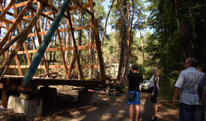 У містах і районах області: на Кремінщині розпочато реконструкцію бази відпочинку