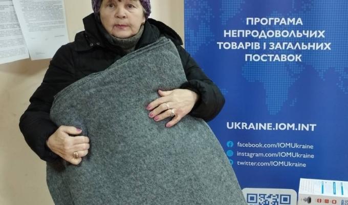 На Черкащині наших ВПО забезпечували кухонними та побутовим наборами від Міжнародної організації з міграції