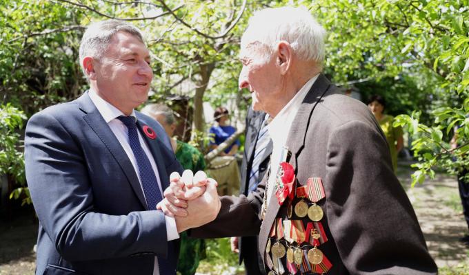 Юрій Гарбуз привітав ветеранів війни