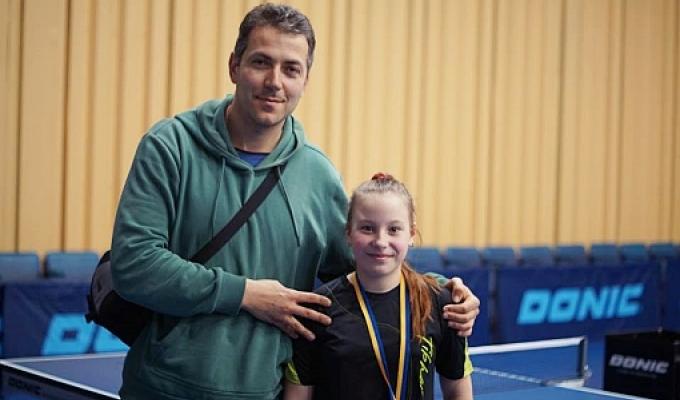 Спортсменка з Луганщини стала чемпіонкою всеукраїнської першості з настільного тенісу