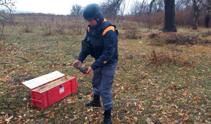Піротехніками за минулий тиждень вилучено 144 одиниці вибухонебезпечних предметів 