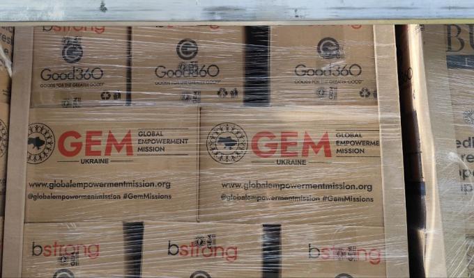 До Нижньодуванського хабу в Києві надійшла партія допомоги від благодійників