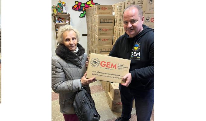 У хабі в Ірпені розпочата видача партії допомоги від благодійників