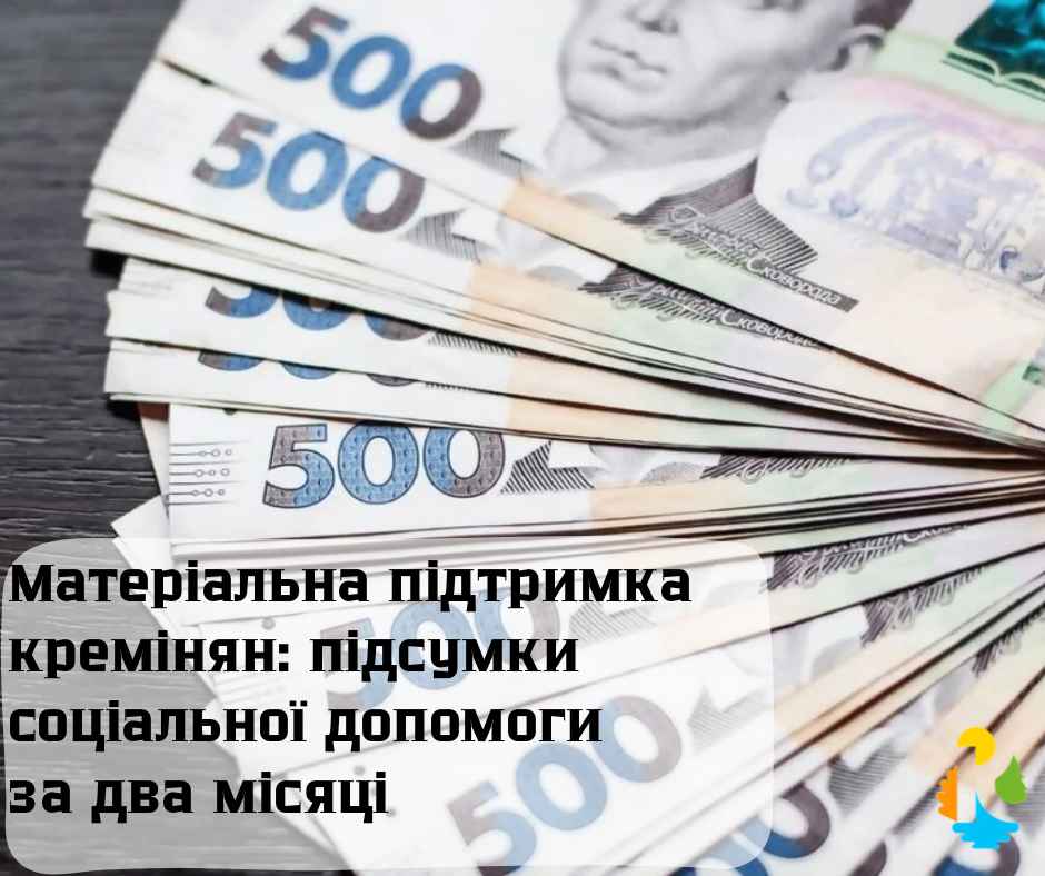 41 особі на 650 тисяч гривень цьогоріч надала грошову допомогу Кремінська громада