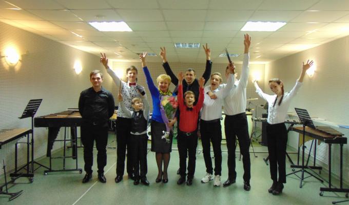 Концерт класу ударних інструментів: позитив та креативність