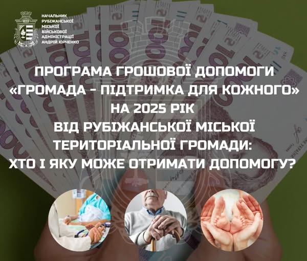 Шість мільйонів гривень передбачено на допомогу рубіжан, які опинилися в складних життєвих обставинах