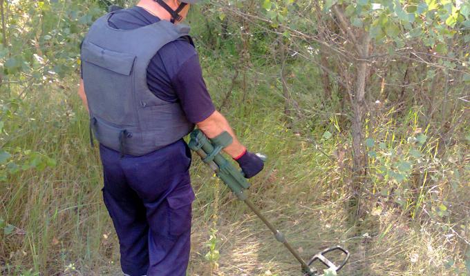 На Луганщині піротехнічними розрахунками ДСНС вилучено 44 одиниці вибухонебезпечних предметів