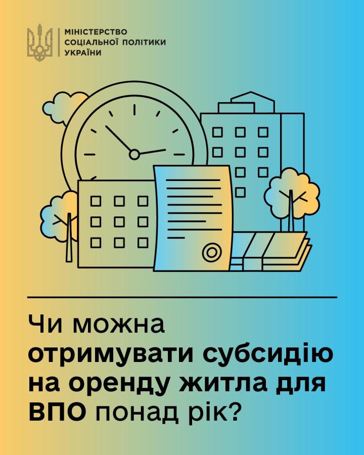 Відтепер кожні шість місяців після призначення субсидії на оренду (якщо родина надалі має право на її отримання) допомога продовжуватиметься автоматично