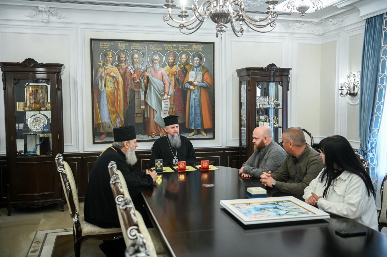 Олексій Харченко зустрівся із Предстоятелем ПЦУ Блаженнішим Епіфанієм Олексій Харченко зустрівся із Предстоятелем ПЦУ Блаженнішим Епіфанієм