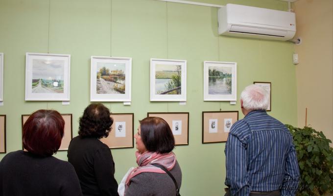 У Сєвєродонецьку відкрито ювілейну виставку художника Бориса Романова