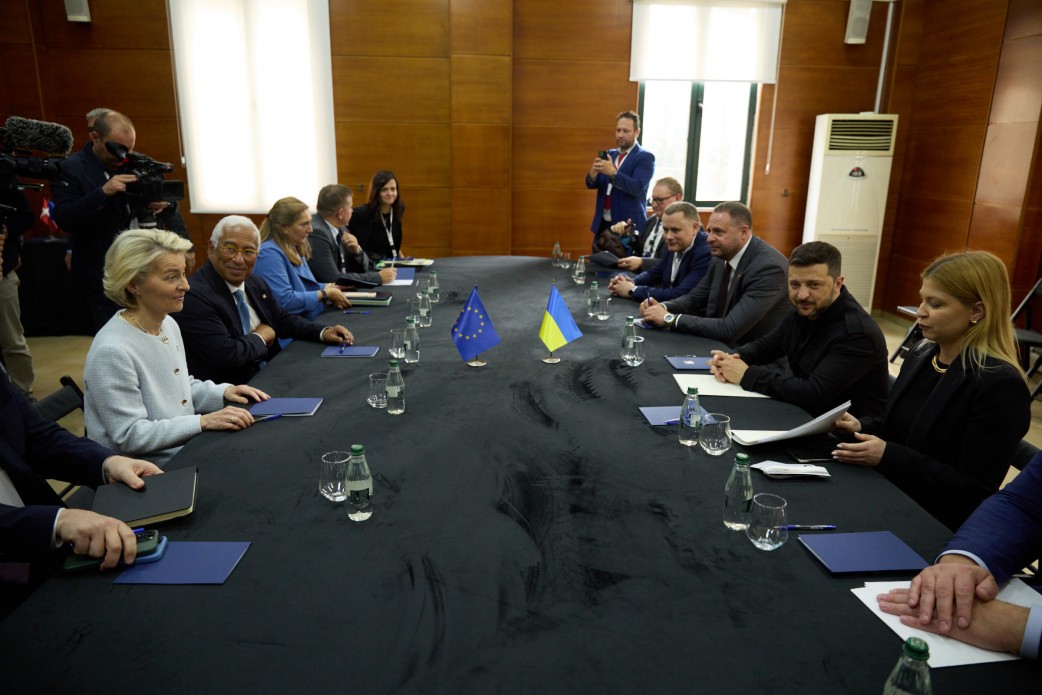 Володимир Зеленський зустрівся з президентами Євроради та Єврокомісії