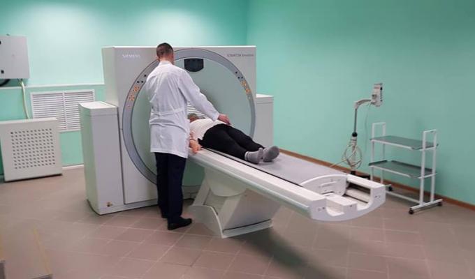 У Біловодській лікарні запущений в роботу комп'ютерний томограф 