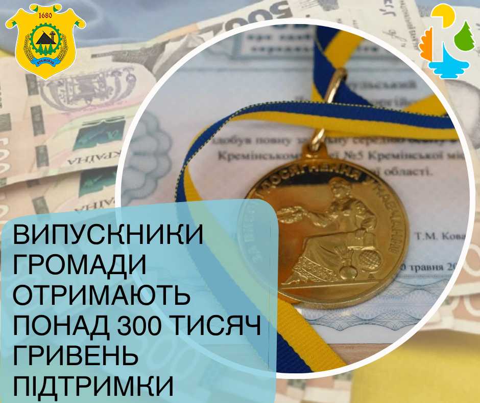 Випускники з Кремінської громади отримають понад 300 тисяч гривень підтримки