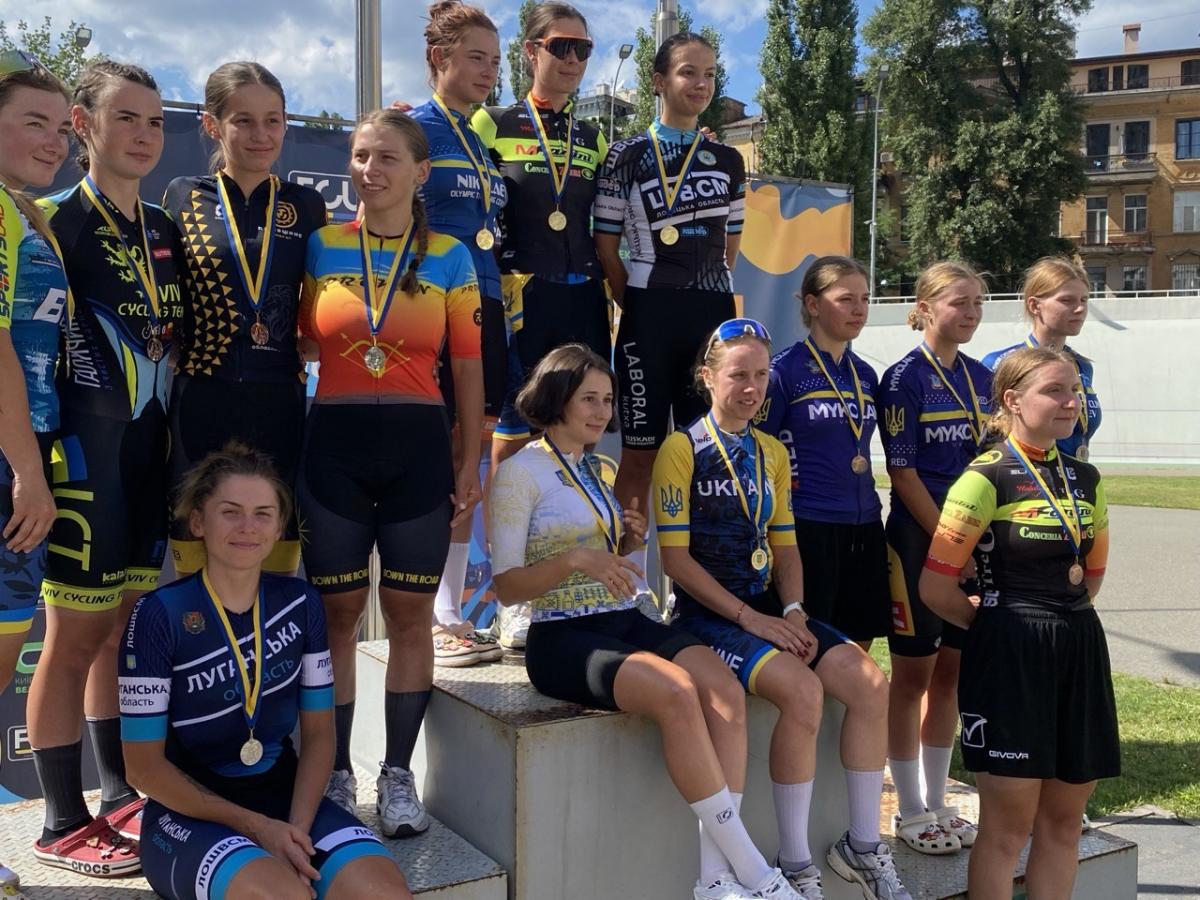 П’ять нагород вибороли луганські спортсменки на чемпіонаті України з велоспорту на треку