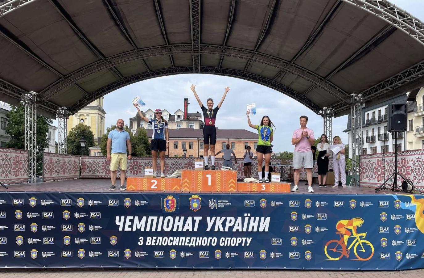 Три медалі здобула луганчанка на чемпіонаті України з велоспорту