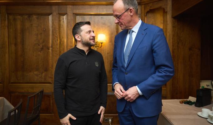 Володимир Зеленський провів зустріч із Фрідріхом Мерцом