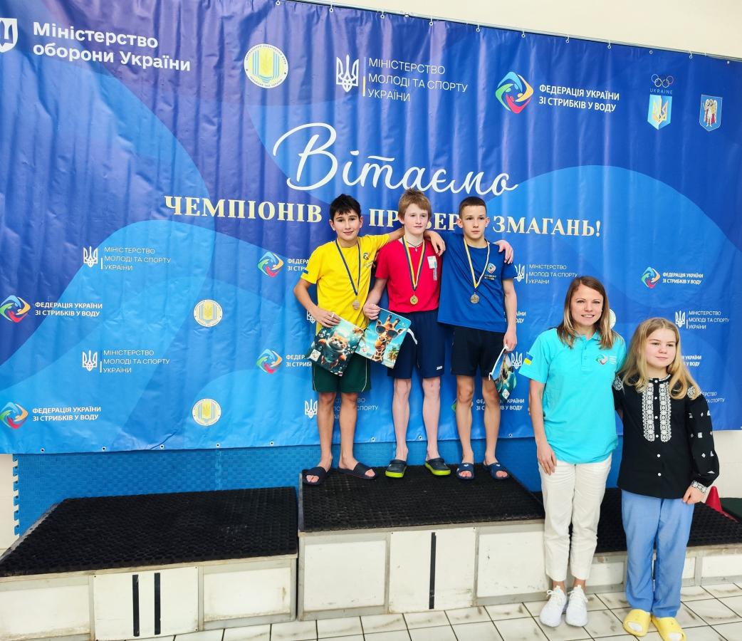 Ще одна перемога на чемпіонаті України зі стрибків у воду – у загальному здобутку луганчан сім медалей