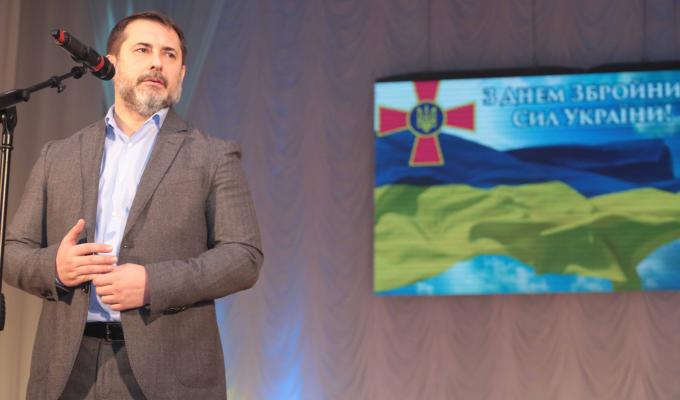 Сергій Гайдай привітав військовослужбовців з Днем Збройних Сил України