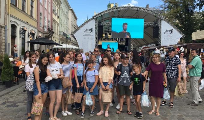 Юні художники Луганщини побували у Львові