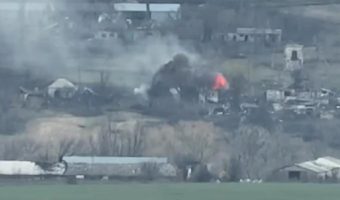 На Сватівському напрямку знищено склад із боєкомплектом та вантажівка з окупантами