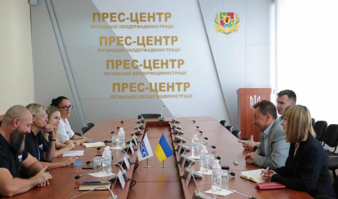 Віталій Комарницький зустрівся з представниками СММ ОБСЄ