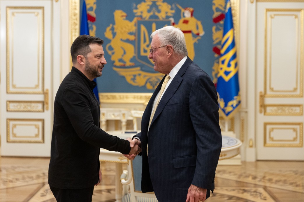 Володимир Зеленський зустрівся зі спецпредставником Президента США генералом Кітом Келлогом