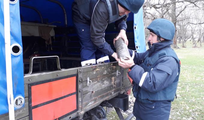 У Луганській області виявлено та вилучено 15 одиниць вибухонебезпечних предметів