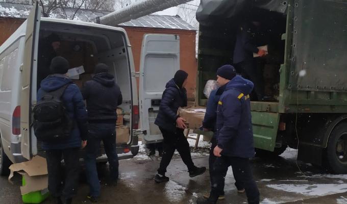 Перші гуманітарні вантажі до Луганщини надійшли із Західної України