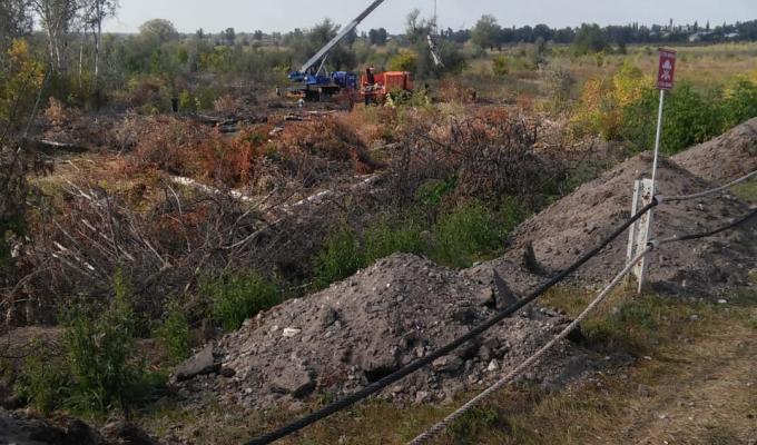 Єднаємо Луганщину: тривають відновлювальні роботи поблизу мосту в Станиці Луганській (фотозвіт 11.09.2019)